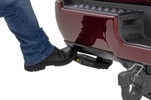 Ram 2500 Retractable Bed Step - Rear - Rough Country - Manual Pull - '19-'25 Ram 2500 Retractable Bed Step - Rear - Rough Country - Manual Pull - '19-'25